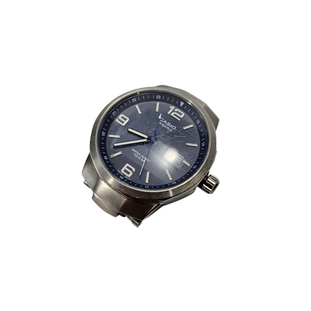 Casio Oceanus OC-103 Men’s Watch – Blue Dial – Stainless Steel – Needs Battery
